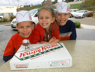 First vist to Krispy Kreme Doughnuts in 3 years.