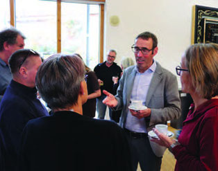 Referat von Franz Lemayr, Inspektor für Inklusion der deutschsprachigen Schulen Südtirols. Gehört und aufgeschrieben von A. Chvatal am 13.11.2018 in St. Arbogast, Vorarlberg. Bild: Gerhard Rüdisser