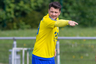 Der Einsatz von Nick Kübel ist nach seiner Fußprellung aus dem letzten Spiel fraglich (Foto: 1. FC Solingen Media Team)