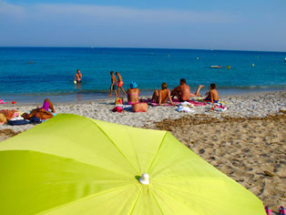 am Strand von Macinaggio