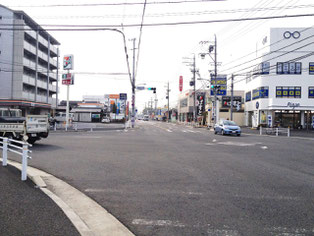 本町五丁目の交差点