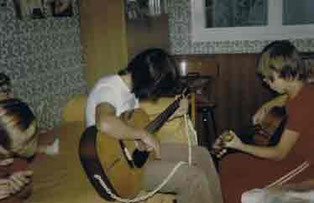 à Dieppe chez Ma marraine Marguerite et mon oncle Roger Martin en 1974