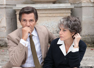 Yves Montand et Simone Signoret, couple mythique du cinéma français, sont interprétés par Roschdy Zem et Marina Foïs (©David Koskas/New Light Films/Pan Distribution).