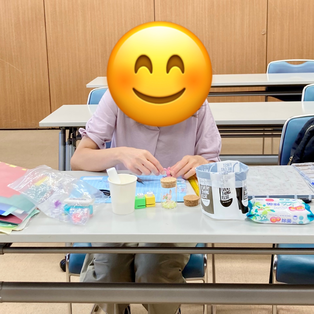 Ｎちゃん作業中