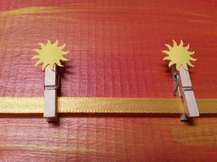 DIY Pinnwand mit Wäscheklammern