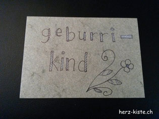 Couvert gelettert