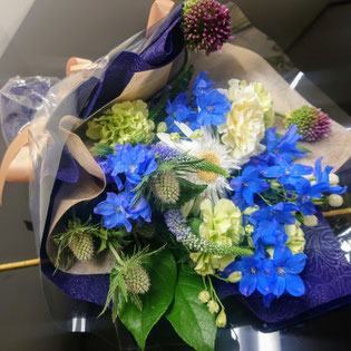 プレゼントの花束~爽やかな五月にピッタリ!
