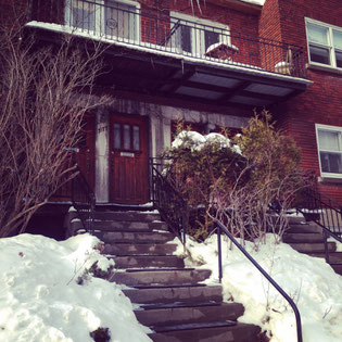 Mon petit chez moi, en colocation avec trois Québécois.