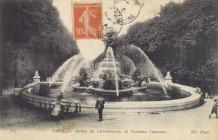 Paris. - Le Luxembourg.- Fontaine de Carpeaux. 1910