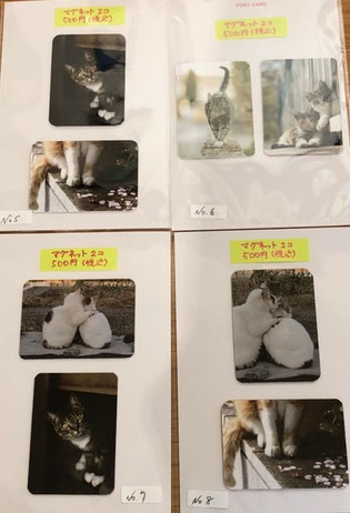 Kyoko Nakagawa マグネット2個セット 1set ¥500 №5~8