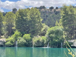 Wasserfälle in der Laguna Santo Morcillo