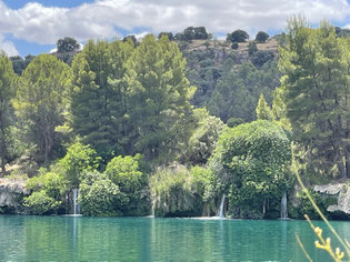 Wasserfälle in der Laguna Santo Morcillo