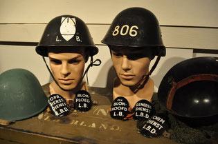 Helmen van de Luchtebschermingsdienst