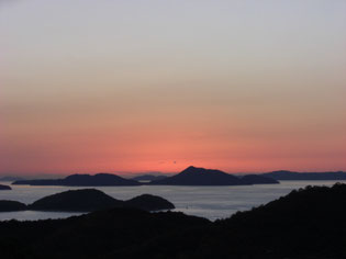 夕暮れの備讃瀬戸