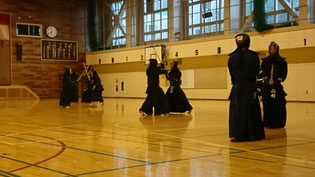 OB同士の剣道稽古