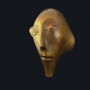 Heidrun Feistner / Der Knoten / Bronzefassung / Exemplar 2/5 / 2024 / 17,5 cm / Ansicht von vorn / Foto HF