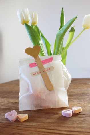 Bild: last-minute DIY Geschenkideen, Geschenke zum Valentinstag oder einfach mal so, Valentinstag to-go, gefunden auf Partystories.de
