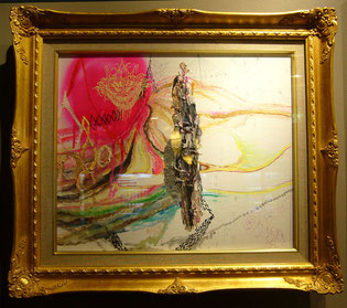 Diamond / mixted media on canvas 2008