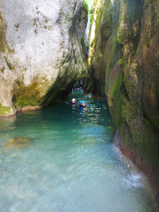 Canyoning Aix-les-bains Pont du diable dans les Bauges