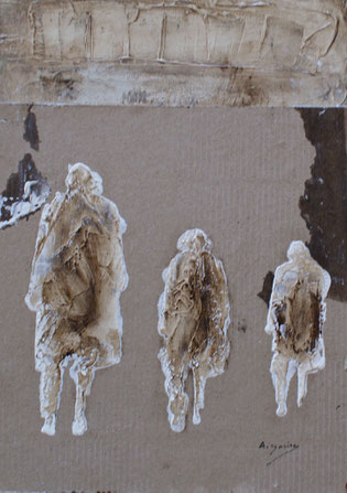 Sans titre, 40x30 cm, Mixed media on cardstock