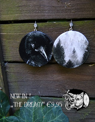 Catmansion - Extraordinary spooky jewellery - Ohrhänger The Dream - Zebraspider DIY Blog