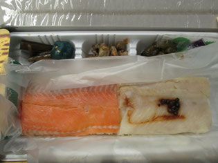 岩魚とギンヒカリ(養殖鱒)の合わせ技♪ギンヒカリもなかなかの味わい