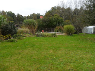viel Rasen im Garten