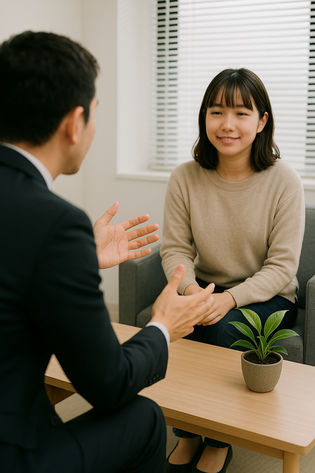 さいたま市緑区の離婚相談受付の風景