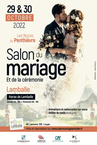 Salon du Mariage à Lamballe-Armor 29 et 30 Octobre 2022