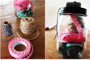 Bild: Geschenkeband, Verpackungsschnur, Washitape zum Verpacken, Verpackungsideen, Geschenke schön verpacken, Partystories