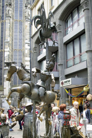 Puppenbrunnen in Aachen