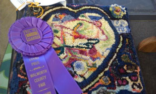 Grand Champion Rug at Walworth County Fair, Wisconsin 2013