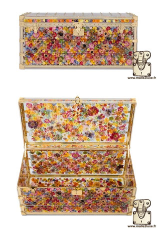 MALLE FLOWER TRUNK 2 - LAYERS OF LIFE 400 000 euros Louis Vuitton tarif prix 