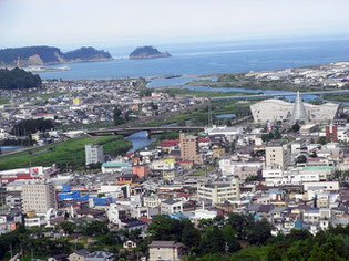 久慈市全景