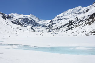 Skitour, Skihochtour, Turtmanntal, Brunegghorn, Turtmannhütte, Turtmannsee, Stausee, Sänntum