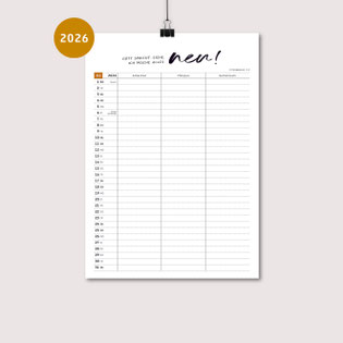wandkalender für selberdenker