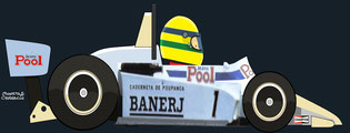 Ayrton Senna by Muneta & Cerracín