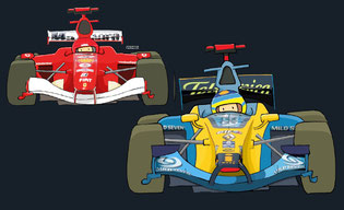 Fernando Alonso by Muneta & Cerracín