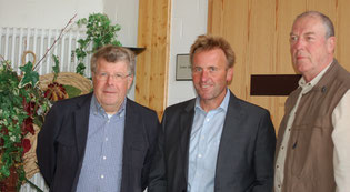 Dr. Klaus Lambrecht (Naturlandstiftung Schwalm-Eder-Kreis), Referent Karl-Heinrich Claus, Gerhard Becker