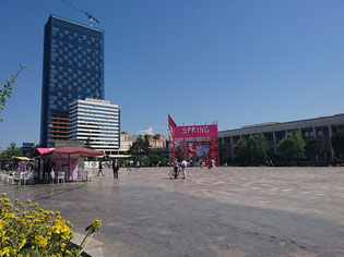 Tirana Skanderbegplatz