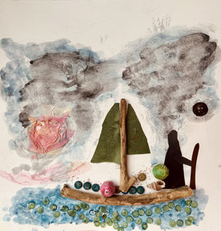 Gemeinschaftsarbeit aus Offenem Atelier
