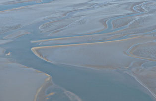 Priele im Wattenmeer