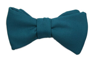 Querbinder Schleife Selbstbinder Fliege fabowlossi Bow Tie handgemacht petrol fabowlossi 