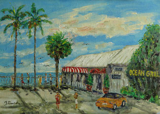 Sexton Plaza in Vero Beach, Waldo's Ocean Grill, Grill on the Beach.