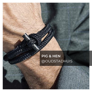 armband pig & hen