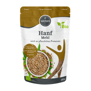 borchers Hanfmehl bio 400 g im Standbeutel