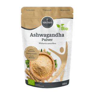 borchers Ashwagandha Pulver bio 150 g im Standbeutel