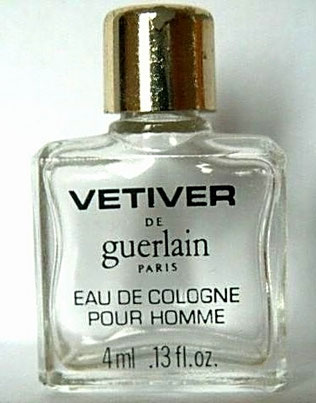 VETIVER - EAU DE COLOGNE POUR HOMME 4 ML : ANCIENNE MINIATURE