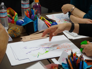 写真 「マインドマップ講座の様子」