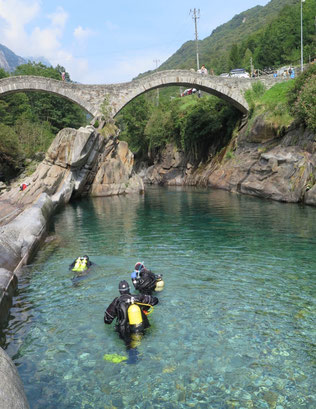 Verzasca Tauchen